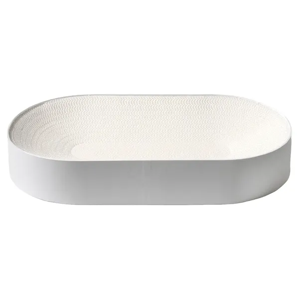 Oval Corrugated Cat Bed & Scratcher