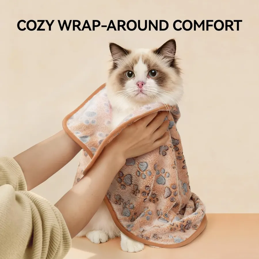Fleece Pet Blankets (3-Pack)