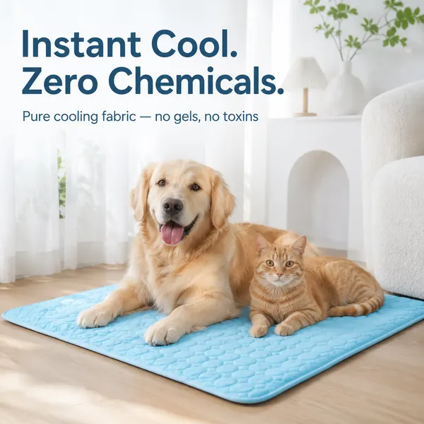 Ice-Silk Cooling Mat for Dogs & Cats