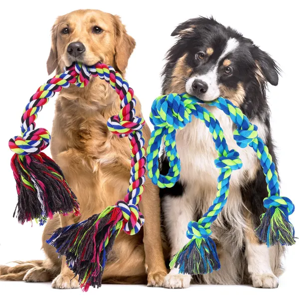 Heavy-Duty Tug Rope Toys (2-Pack)