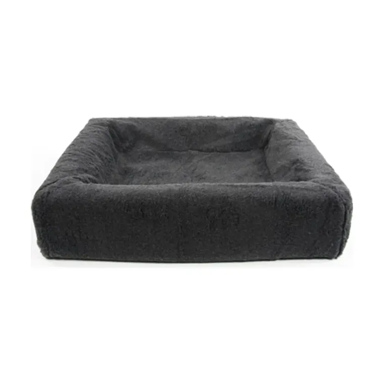 Bia Bed fleece hoes hondenmand, grijs, BIA-7 120 x 100 x 15 cm