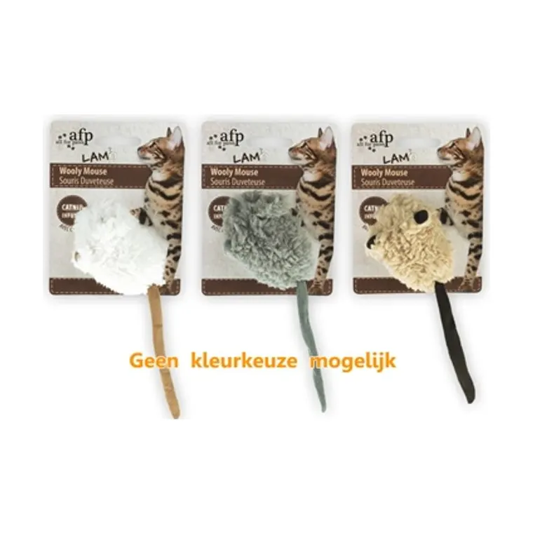 Afp Wooly Mouse Sound + CATNIP assorted