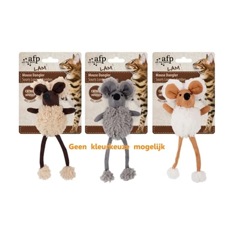 Afp Mouse Dangler + catnip assorted