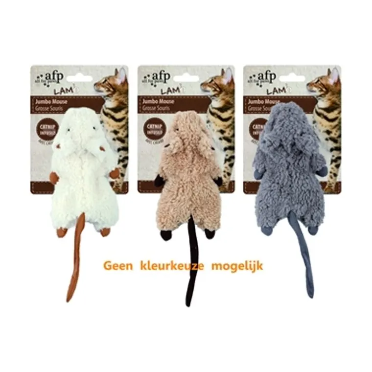 Afp Jumbo Crinkle Mouse + catnip assorted