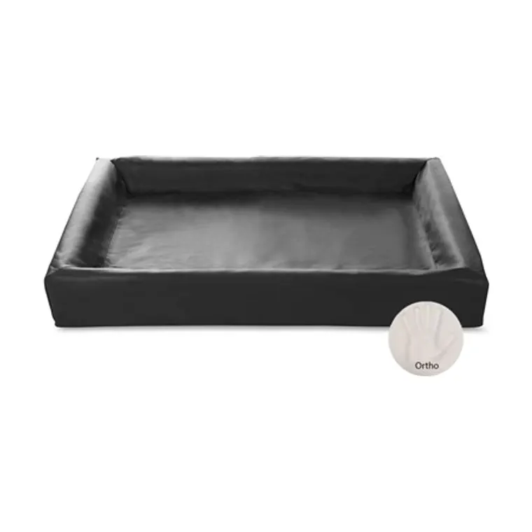 Bia Bed hondenmand orthopedisch, zwart, BIA-6 100 x 80 x 15 cm