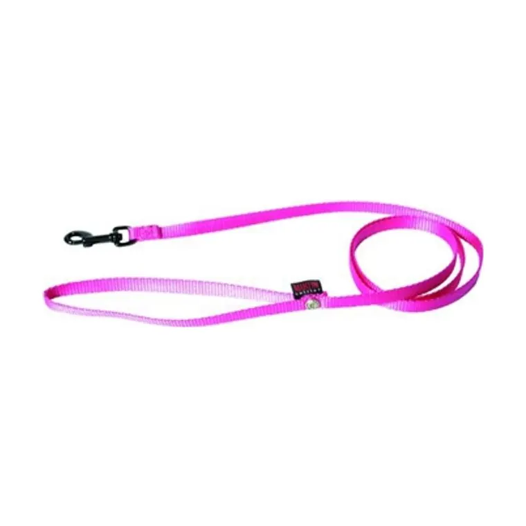 Martin hondenriem nylon, roze, 120 x 1 cm
