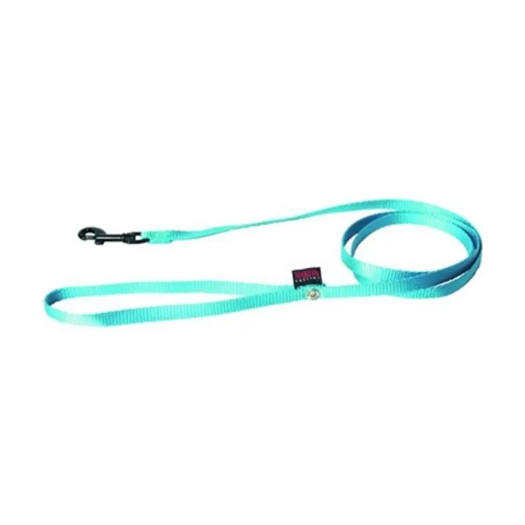Martin hondenriem nylon, turquoise, 120 x 1 cm