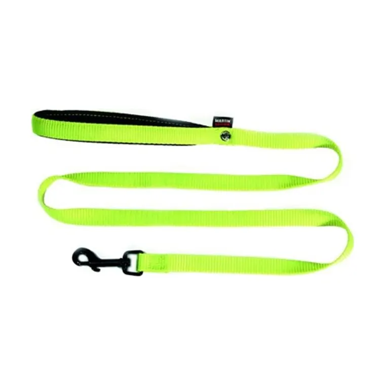 Martin hondenriem nylon, groen, 120 x 1,6 cm