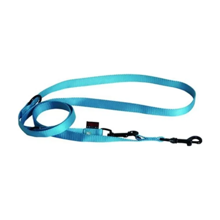 Martin hondenriem multipurpose nylon, turquoise, 200 x 2 cm