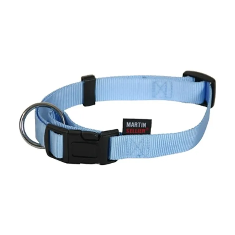 Martin Collar Basic Nyl blue, 30–45 × 1.6 cm
