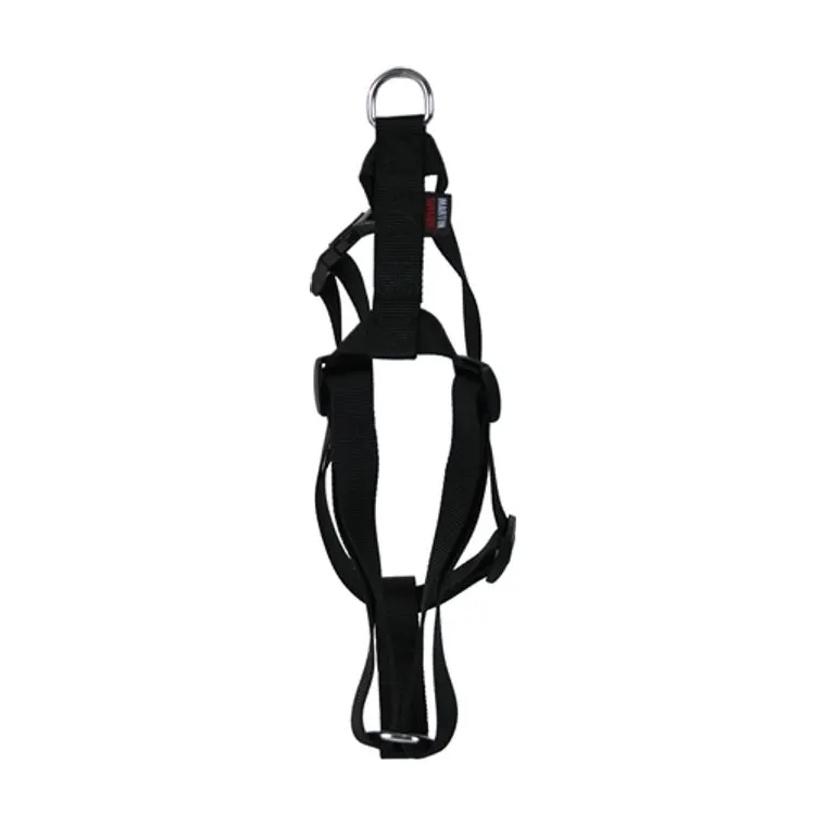 Martin hondentuig Basic nylon, zwart, 25-35 x 1 cm