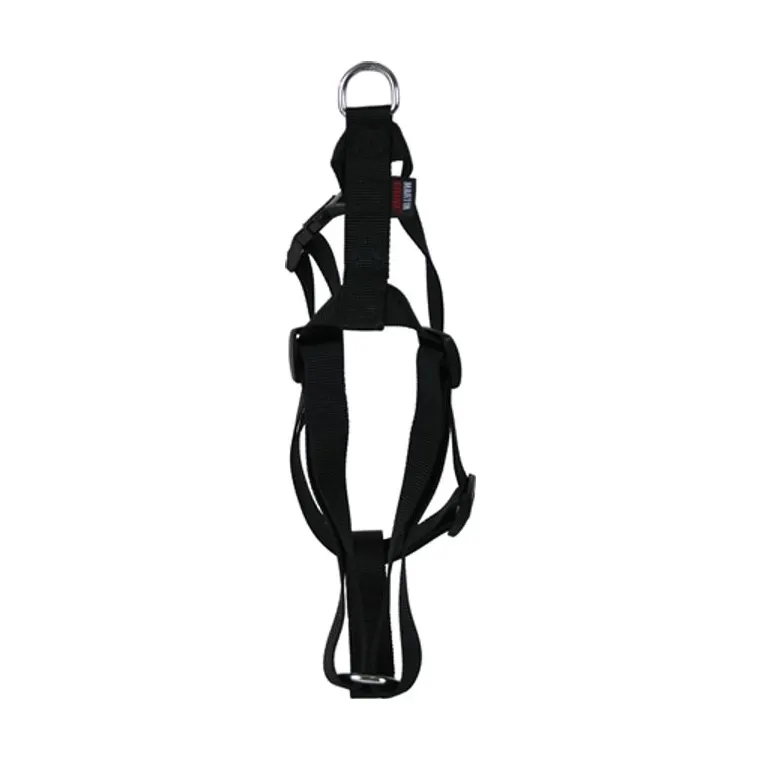 Martin hondentuig Basic nylon, zwart, 35-50 x 1,6 cm