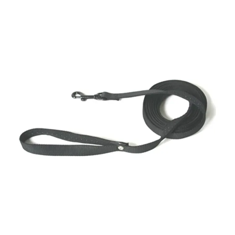Martin lijn nylon plat, zwart, 2 cm x 3 m