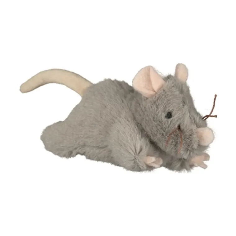 Trixie pluche muis met geluid, 15 cm