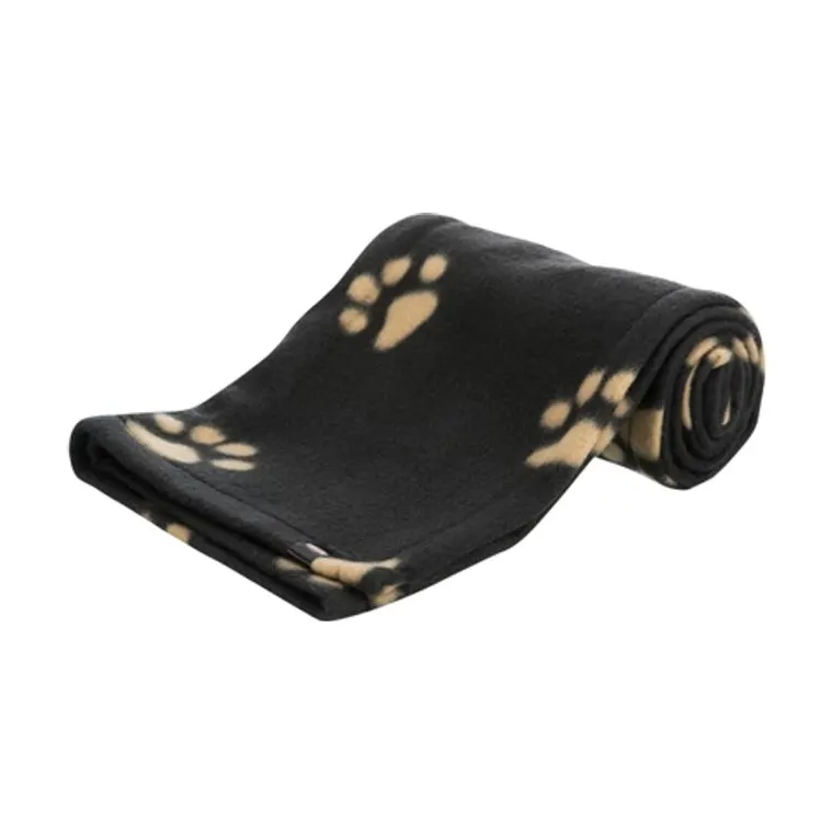 Trixie - Beany fleece Blanket black, 100 × 70 cm
