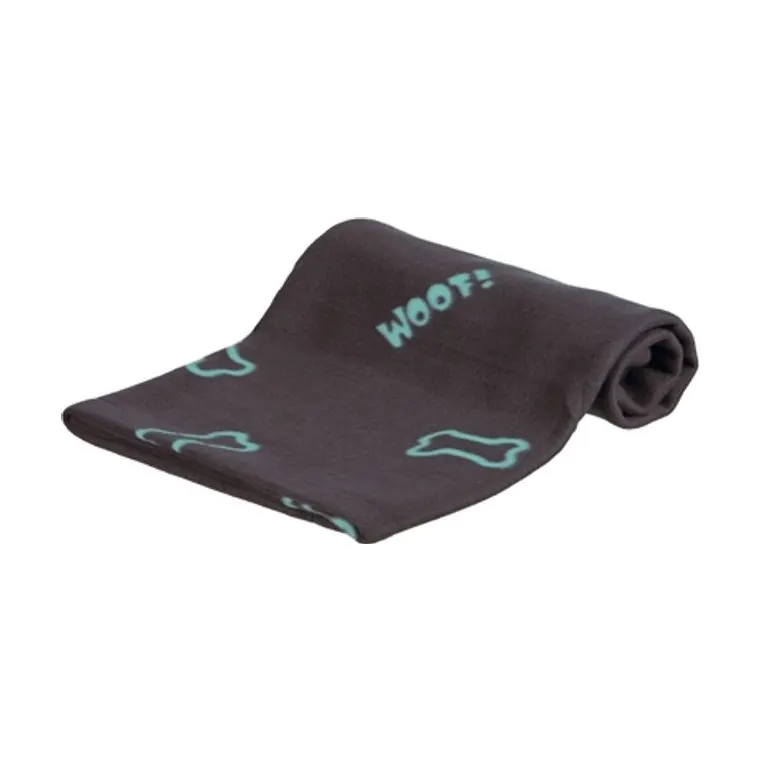 Trixie - Beany fleece Blanket grey, 100 × 70 cm