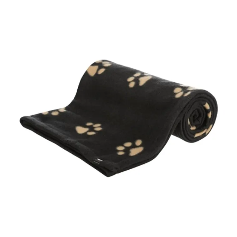 Trixie - Barney fleece Blanket black/BE, 150 × 100