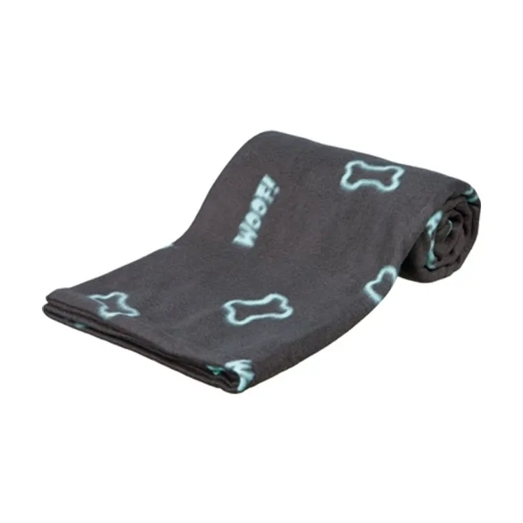 Trixie - Barney fleece Blanket grey, 150 × 100