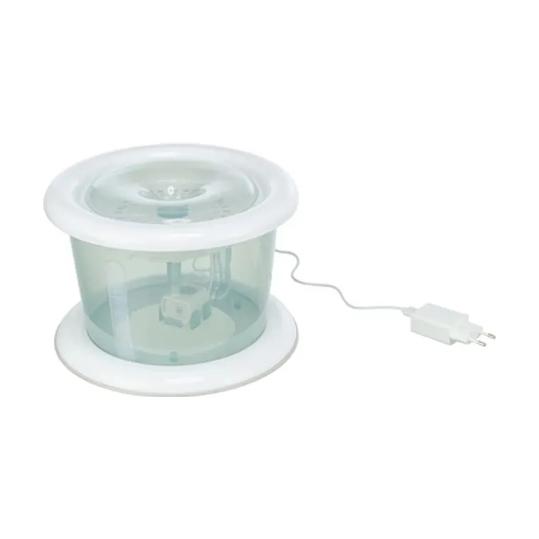 Trixie drinkfontein Bubble Stream, blauw/wit, 3 l