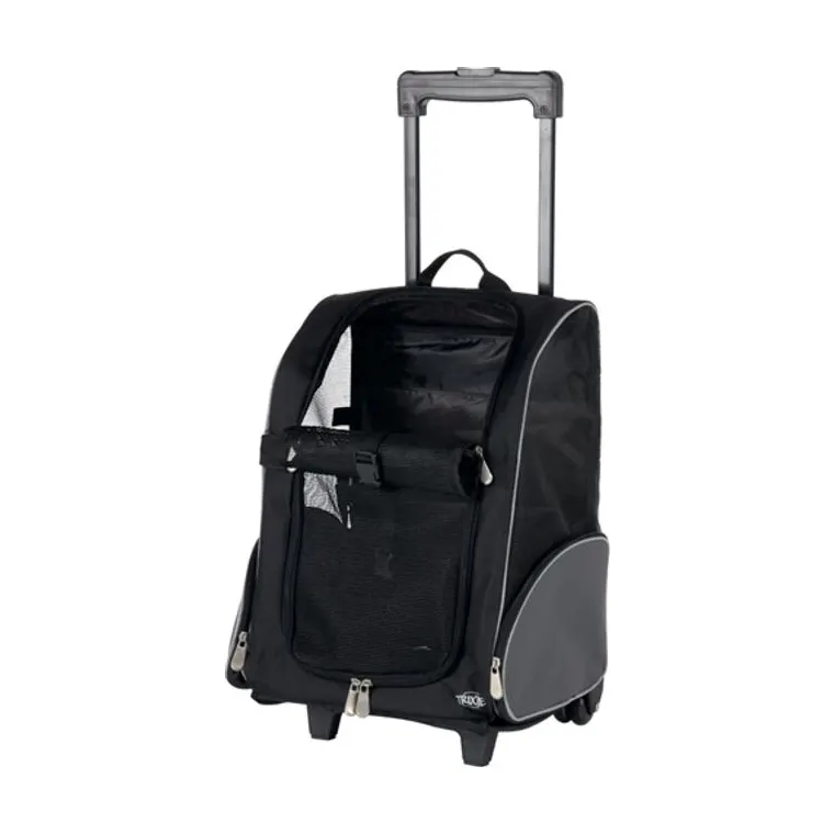 Trixie reismand Trolley, zwart/grijs, 32 x 25 x 45 cm
