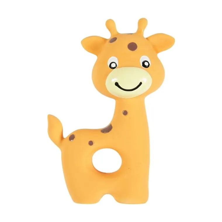 Zolux puppyspeelgoed latex giraffe, oranje, 7,5 x 3,5 x 10 cm