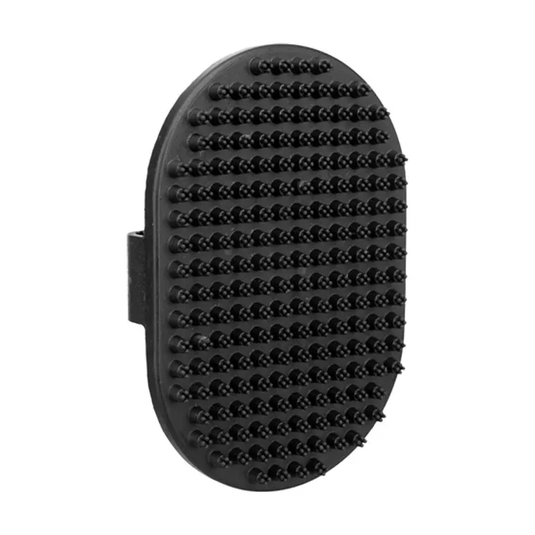 Trixie massageborstel rubber, 9 x 13 cm