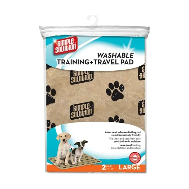 Simple Solution wasbare puppy trainingpads, 2-pack 76 x 81 cm