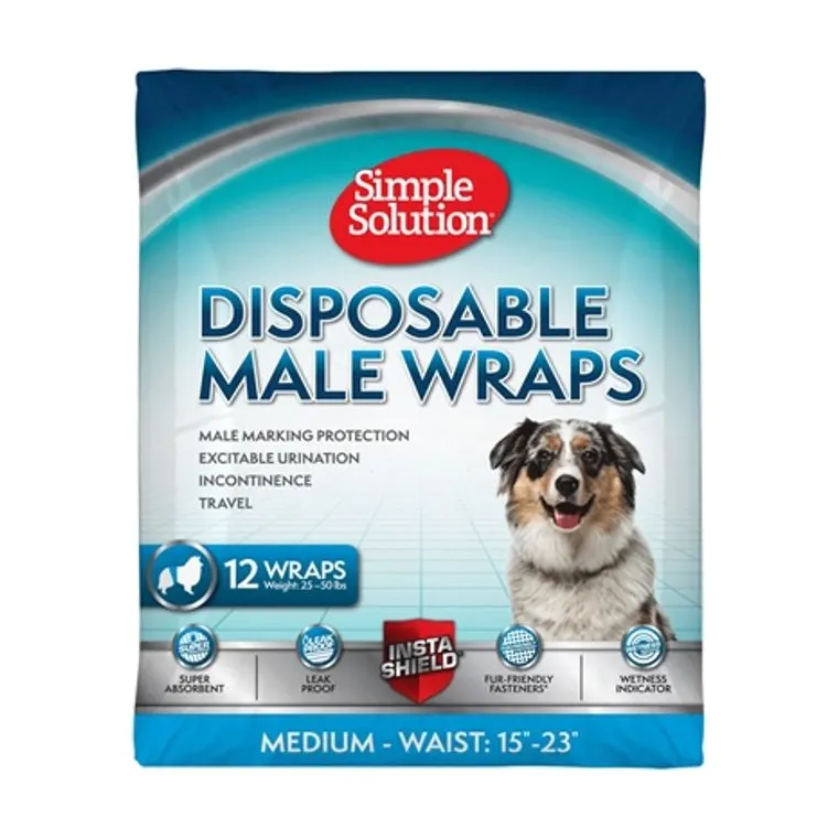 Simple Solution wegwerp plasband reu, M 12-pack