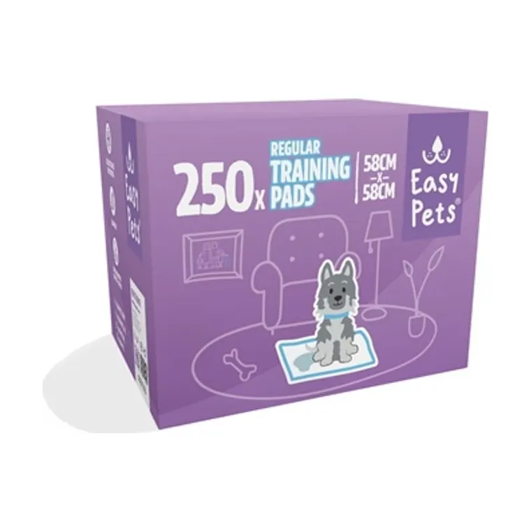 EasyPets puppy trainingpads, lavendel, 58 x 58 cm 250-pack