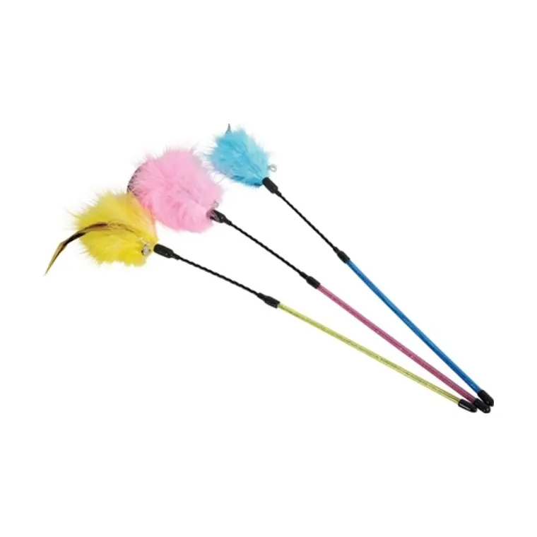 Zolux Cat Wand Feather assorted, 7 × 7 × 53.5 cm