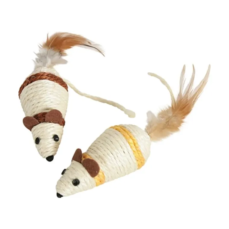 Zolux Sisal Mouse assorted, 20 × 5 × 4.5 cm