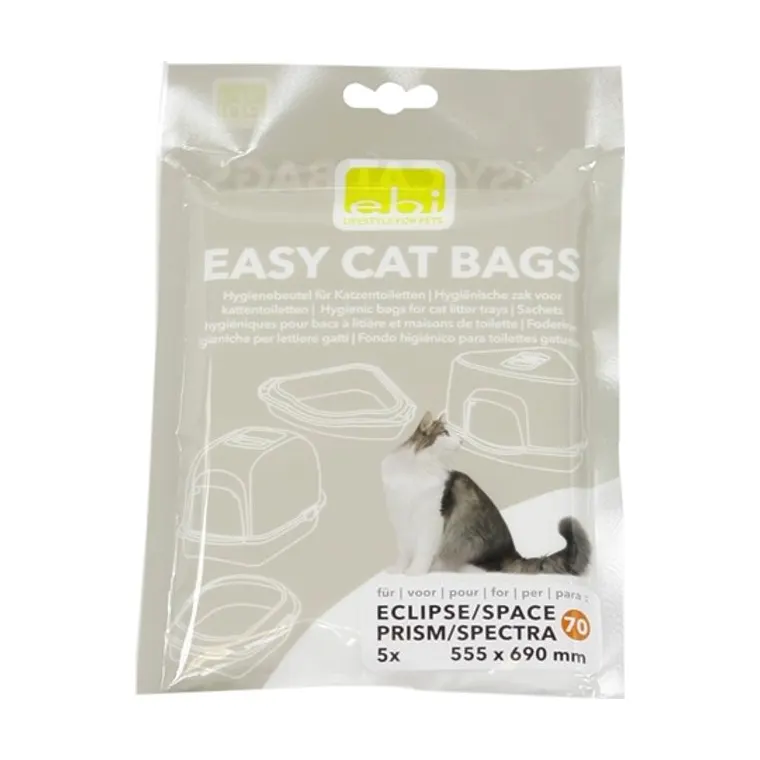 Ebi Easy-cat Litter Box Liner Jumbo-u, 5-pack