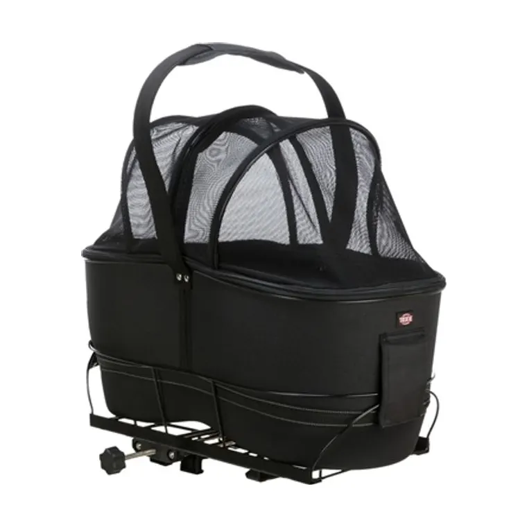 Trixie fietsmand bagage drager breed, zwart, 60 x 29 x 49 cm