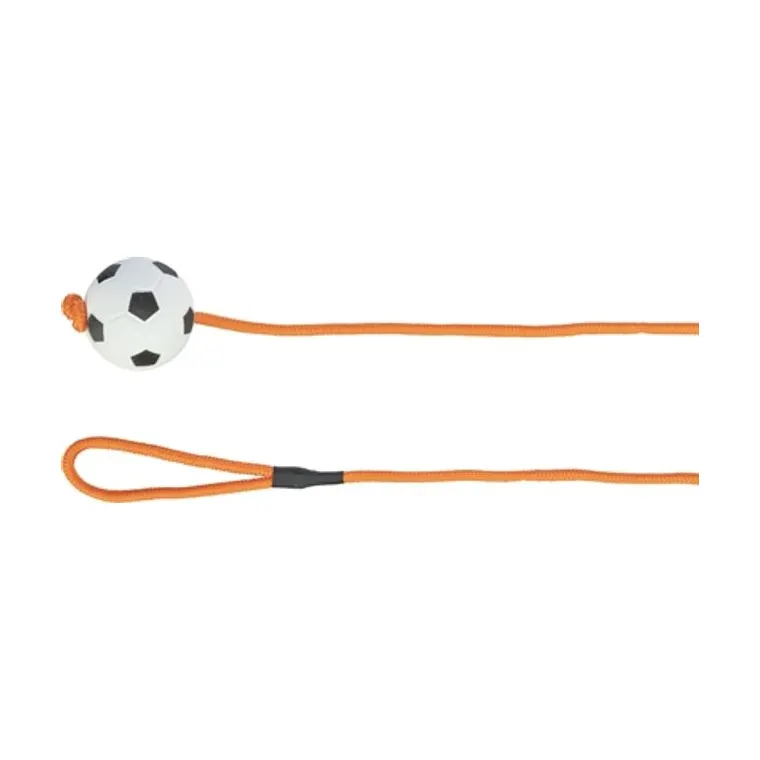 Trixie - football on rope, 6 × 6 × 100 cm