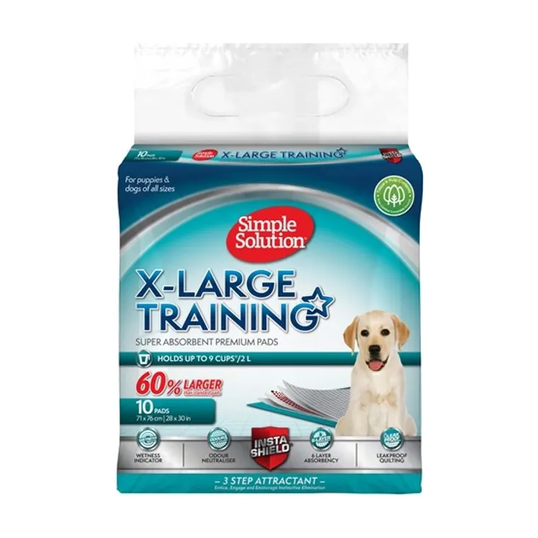 Simple Solution puppy trainingpads, 10-pack 71 x 76 cm