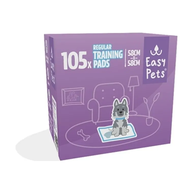 EasyPets puppy trainingpads, lavendel, 58 x 58 cm 105-pack