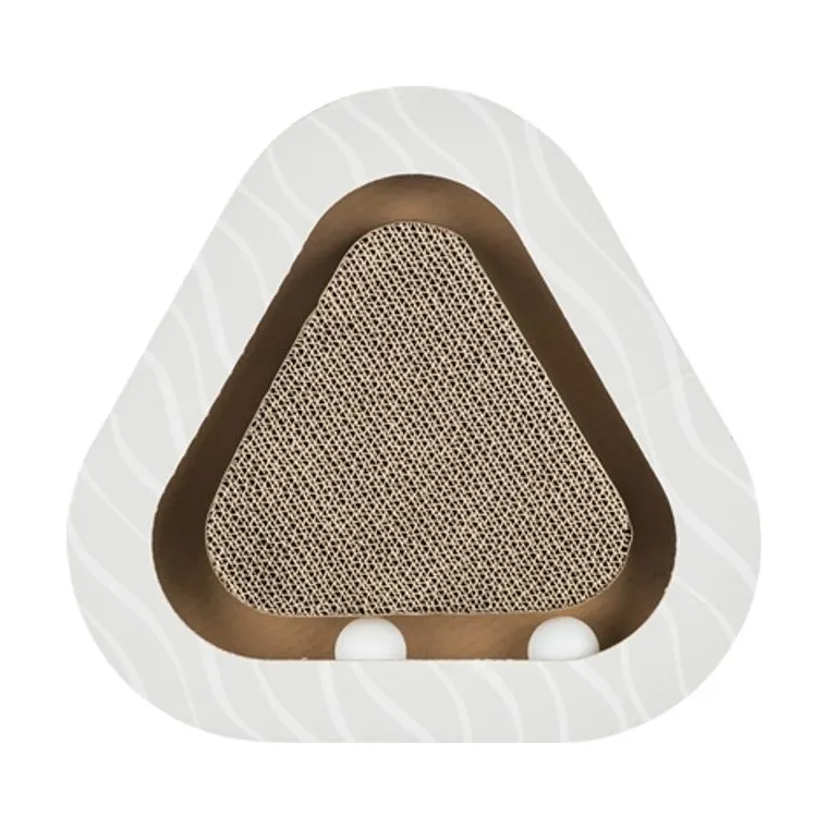 Trixie Scratching Board with 2 Balls, 36 × 36 × 5 cm