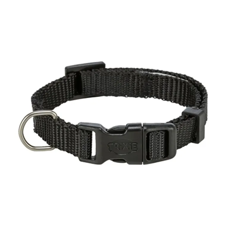 Trixie hondenhalsband Premium, zwart, 40-65 x 2,5 cm