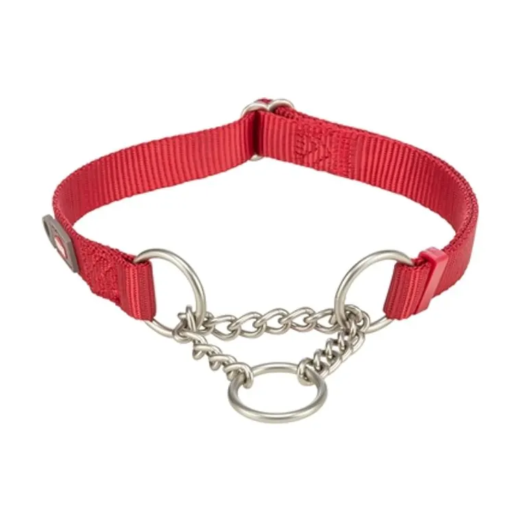 Trixie hondenhalsband Premium halfslip halsband, rood, 45-70 x 2,5 cm