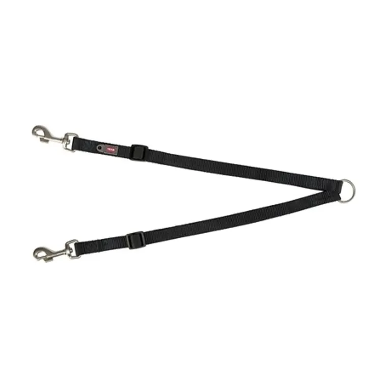Trixie hondenriem Premium koppellijn, zwart, 40-70 x 1,5 cm