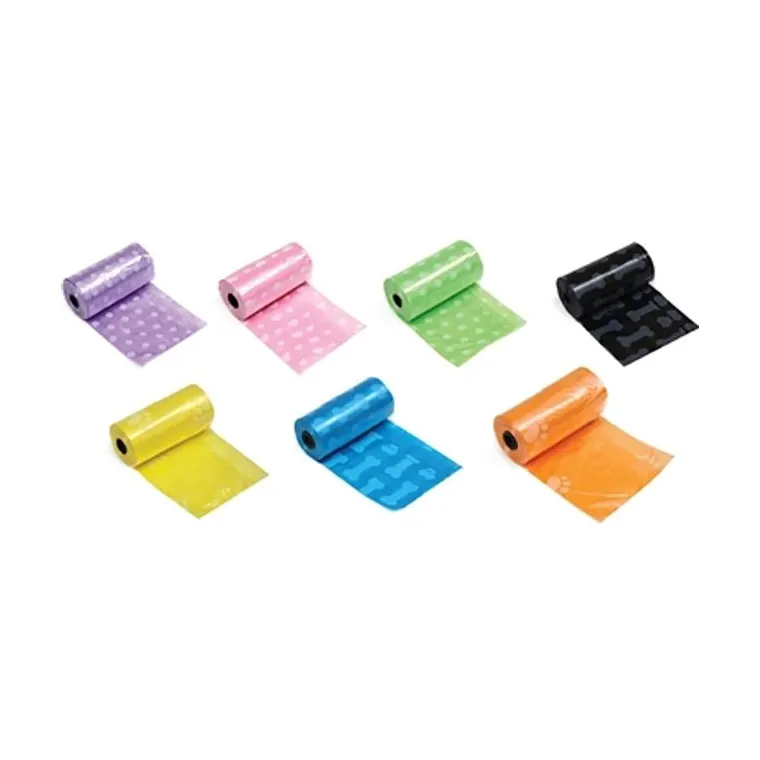 Croci Poop Bags Print assorted, 14 × 20-pack