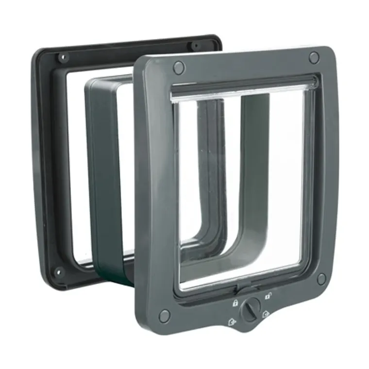 Trixie 4-weg Flap Tunnel grey, 24 × 28 cm