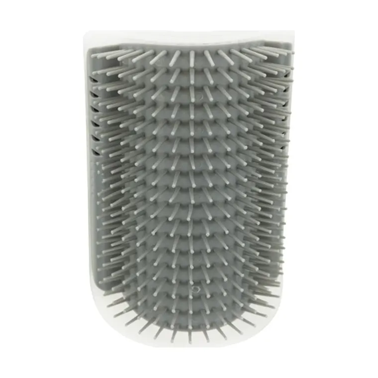 Trixie Massage Brush Corner grey, 8 × 13 cm