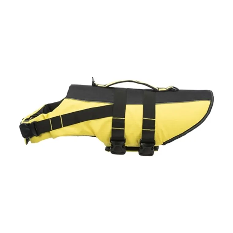 Trixie - Life Jacket yellow/black, 50–80 × 55 cm