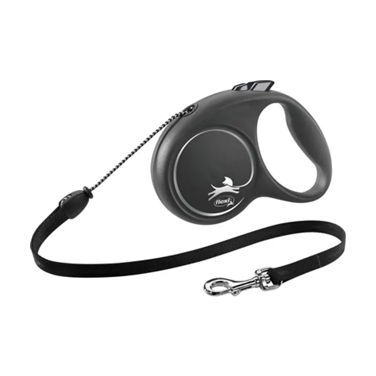 Flexi Black Design Cord black M 5 m