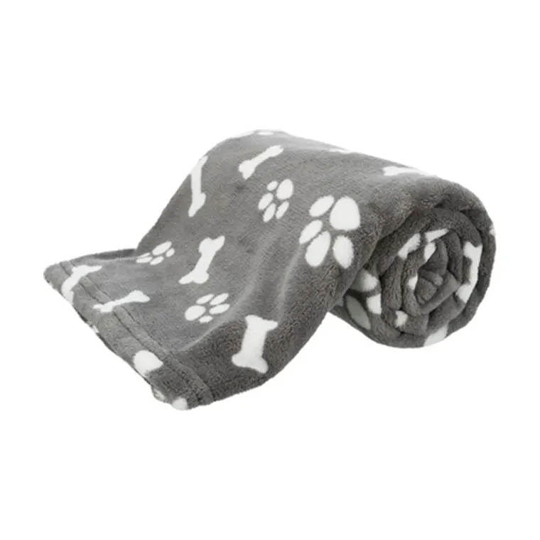 Trixie fleece Blanket Kenny grey, 100 × 75 cm
