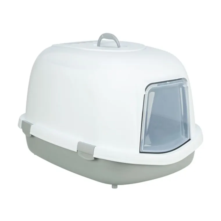 Trixie kattenbak Primo XXL Top met kap, grijs/wit, 71 x 56 x 47 cm
