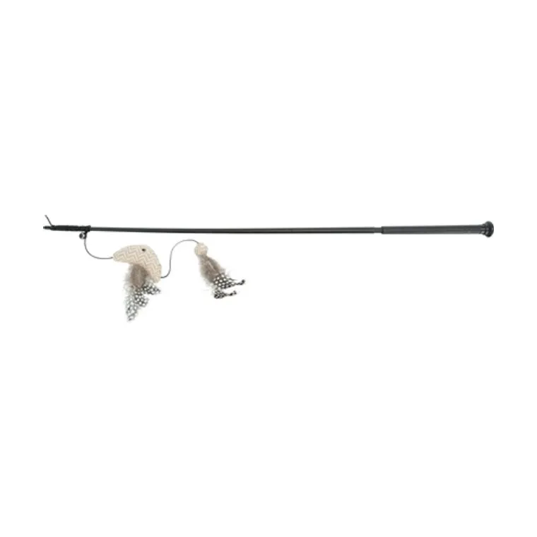 Trixie speelhengel vis XXL met kattenkruid, 65 cm