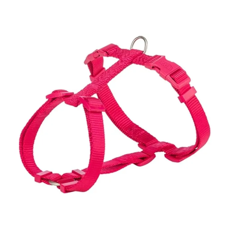 Trixie hondentuig Premium H-tuig, fuchsia, 42-60 x 1,5 cm