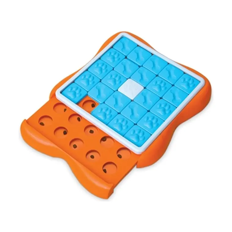 Nina Ottosson Challenge Slider, oranje/blauw, 38 x 38 x 5 cm